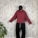 Polo Over Cropped Red