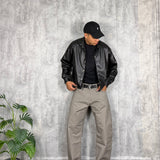Camicia Cropped Pelle Black
