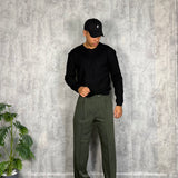 Pantalone Wide Fit Green