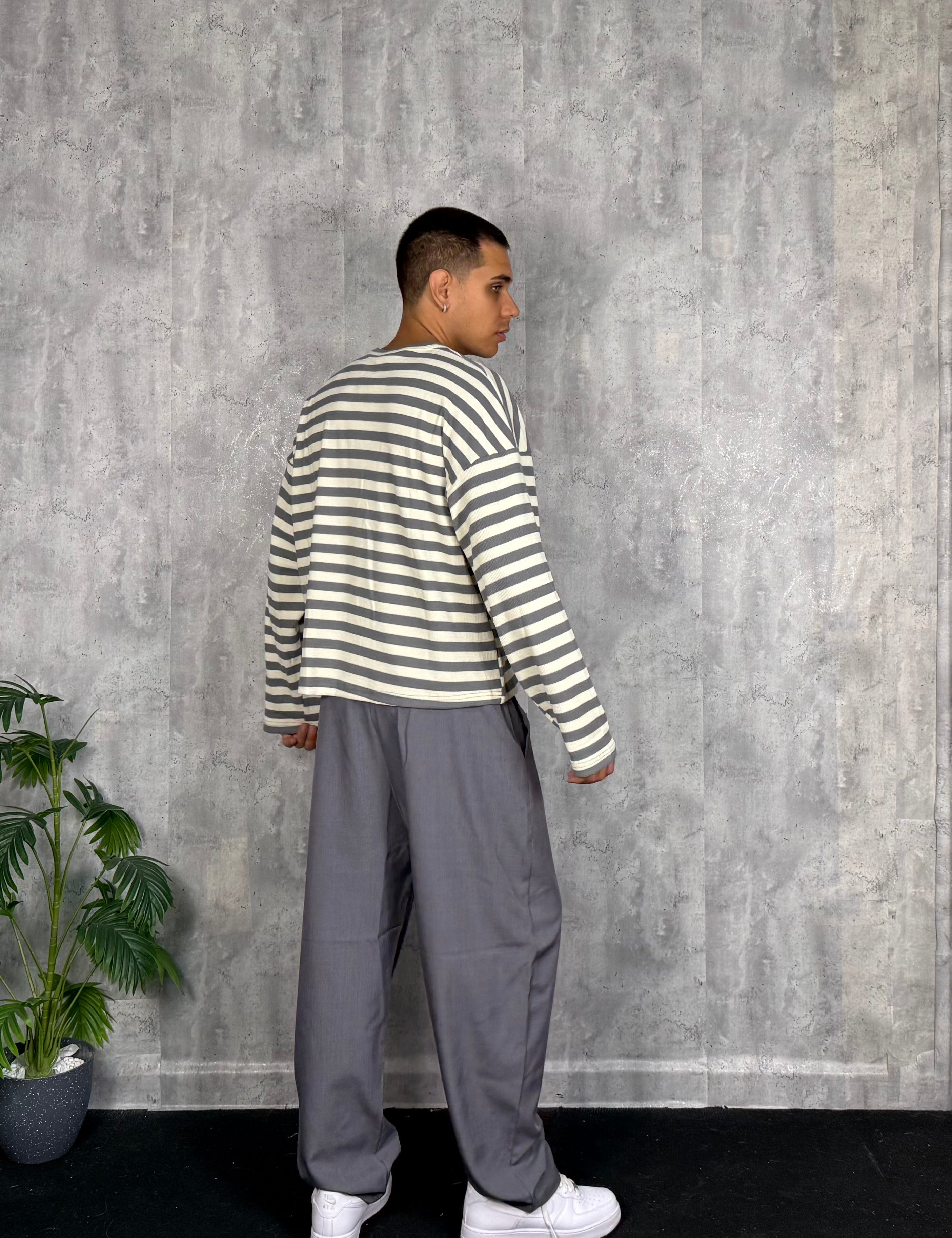 Pantalone Relaxed Fit Grey