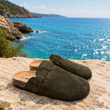 Birk. Boston Suede Green
