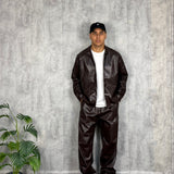 Coordinato Pelle Brown