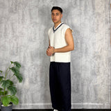 Gilet College White