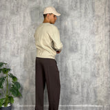 Pantalone Wide Fit Brown