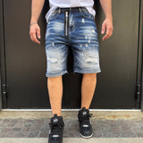 Jeans Zip Blu