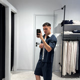 Coordinato Zip College Blu