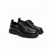 Mocassino Stringato Platform Black