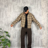 Jeans Wide Fit Brown