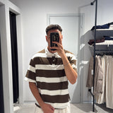 Polo Over Crop Brown