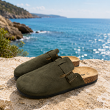 Birk. Boston Suede Green