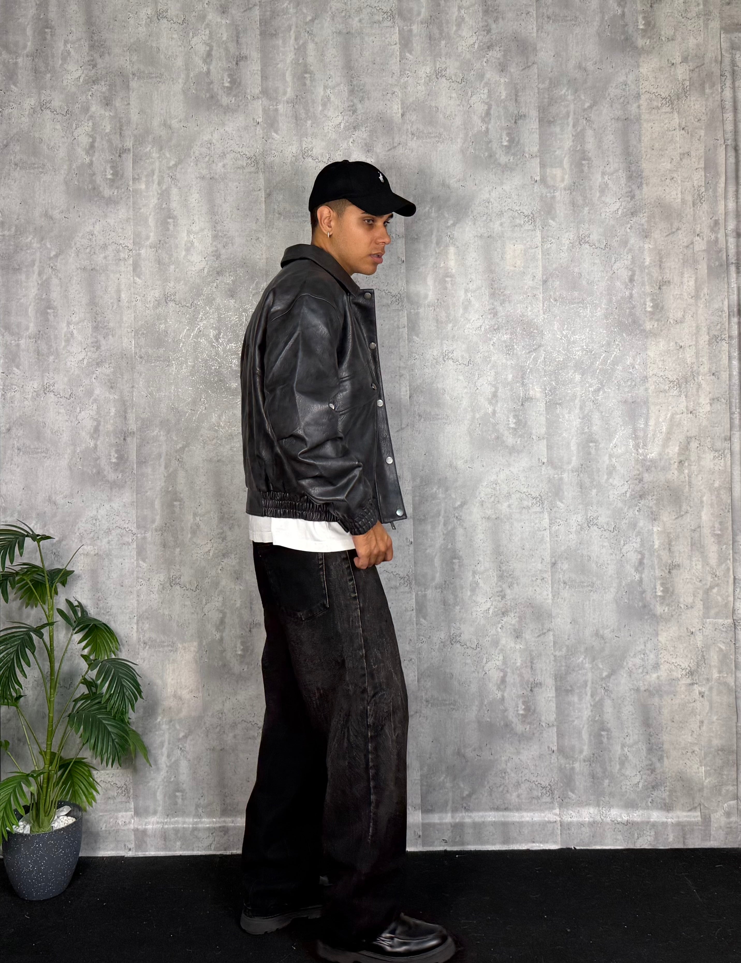 Jacket Leather Black