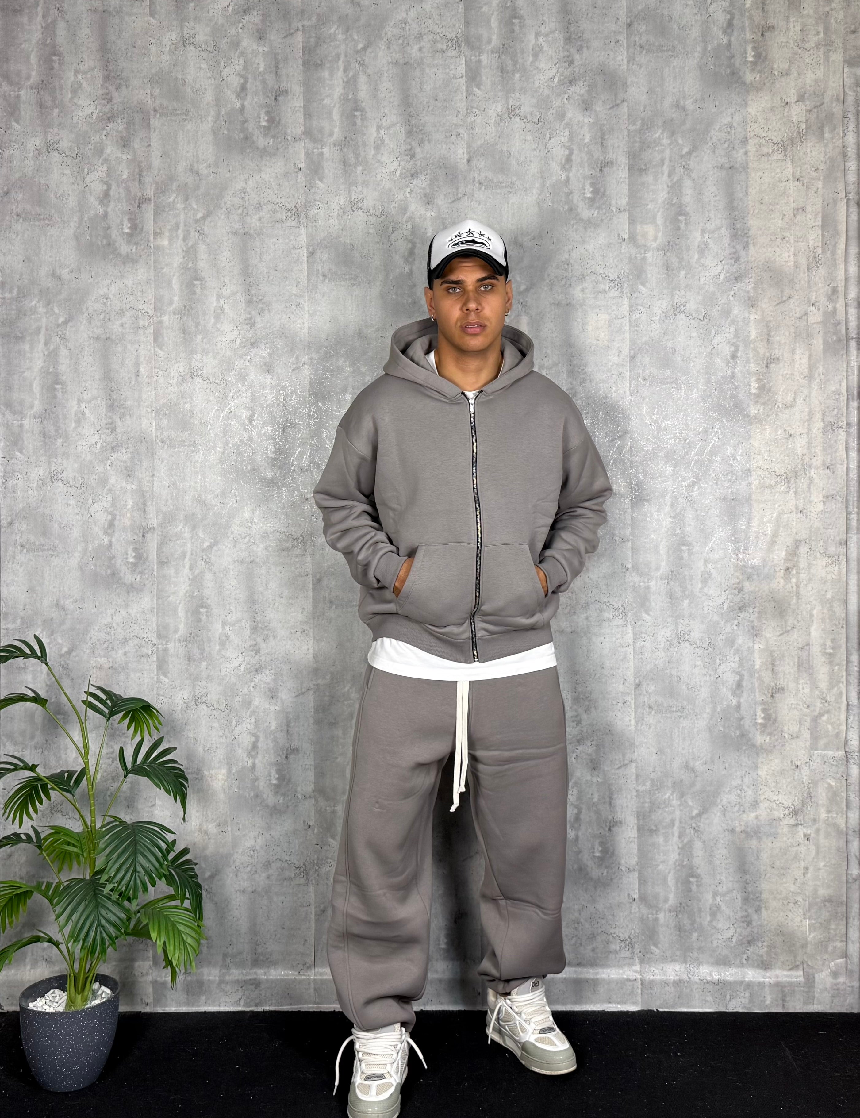 Tuta Relaxed Zip Grey