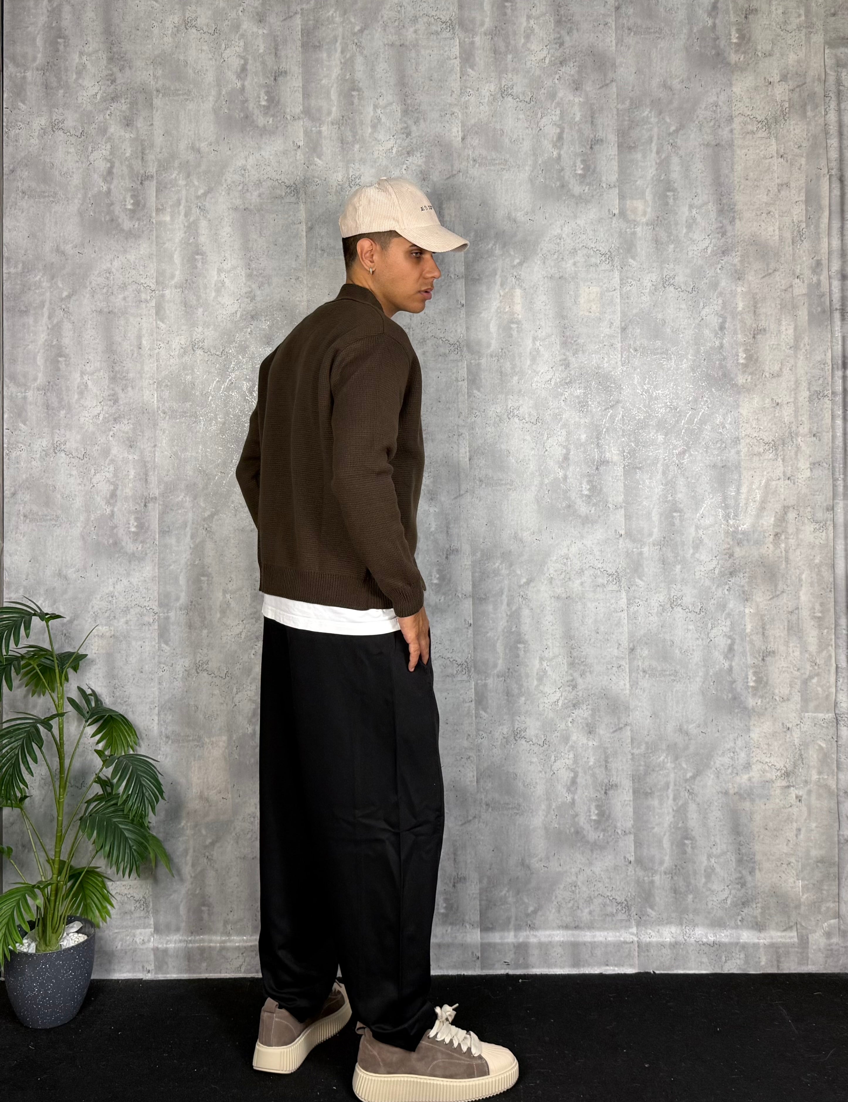 Cardigan Derby Brown