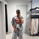 T-Shirt Military Grey Lips