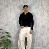 Jeans Ballon Old Money White