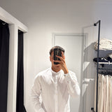 Camicia Lino Coreana White