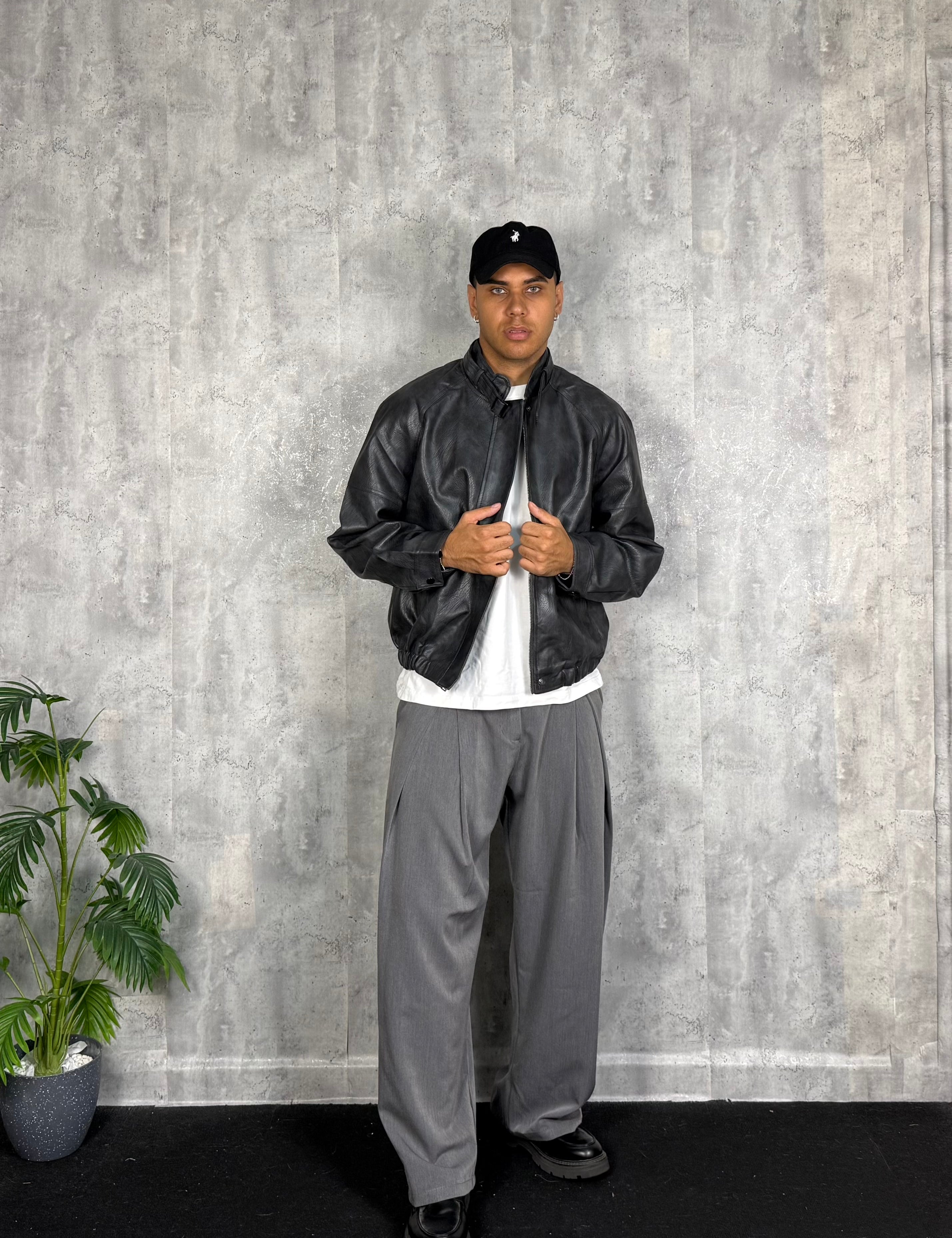 Jacket Leather Crop