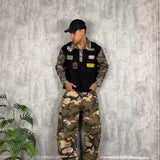 Polo Cropped Military
