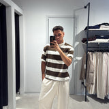 Polo Over Crop Brown