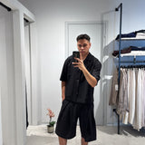 Coordinato Piences Crop Black