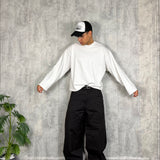 Longsleeve Maxi Crop White