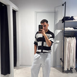 Pantalone Lino Straight Grey