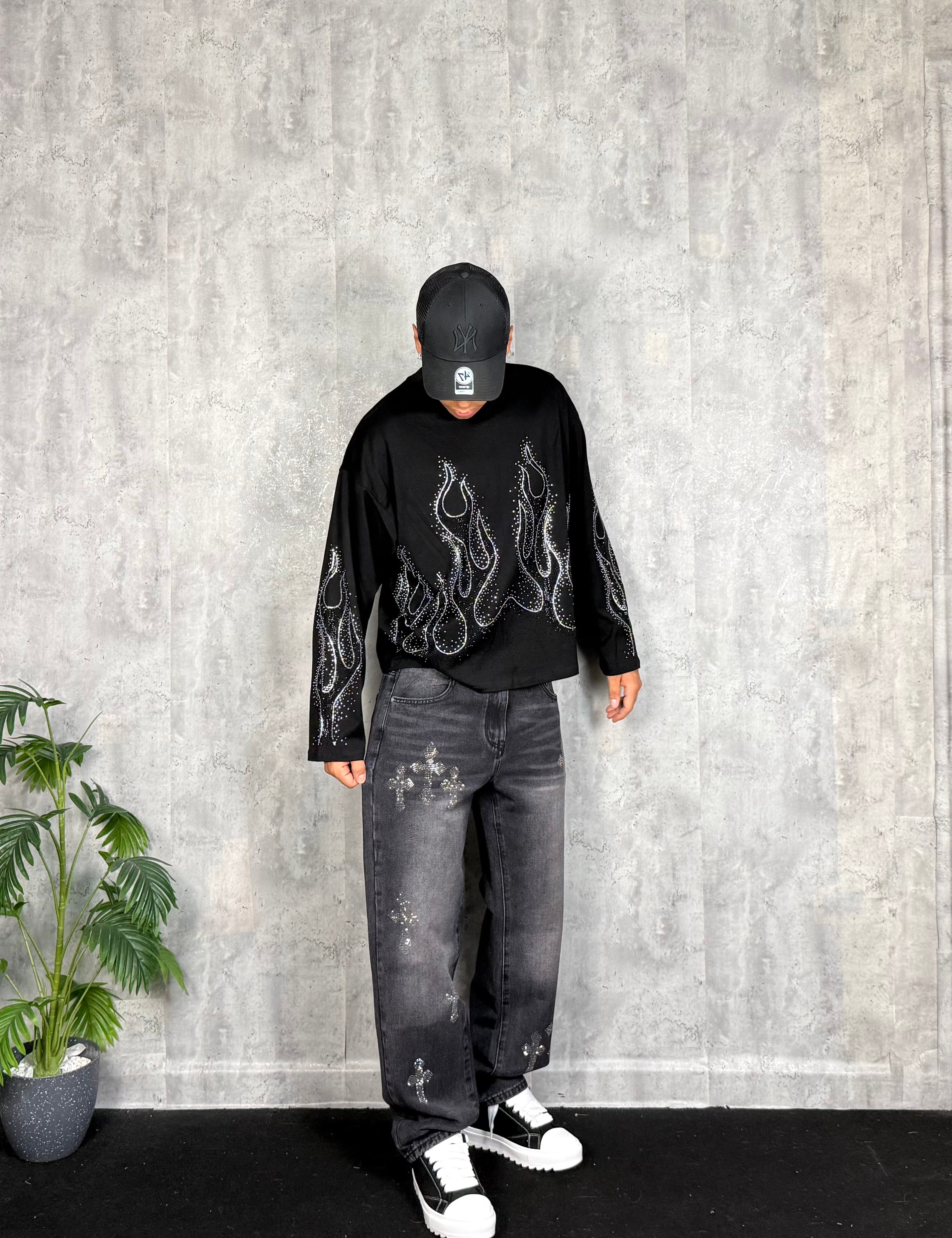 Jeans Diamond Black Chrom*