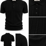 Polo Filo Porto Cervo Black