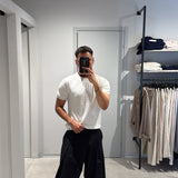 T-Shirt Filo Jacquard White