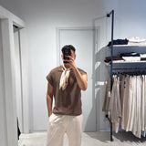 Polo Filo Smanicata Brown