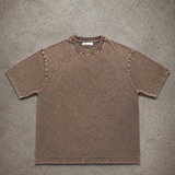 T-Shirt Stone Washed Brown