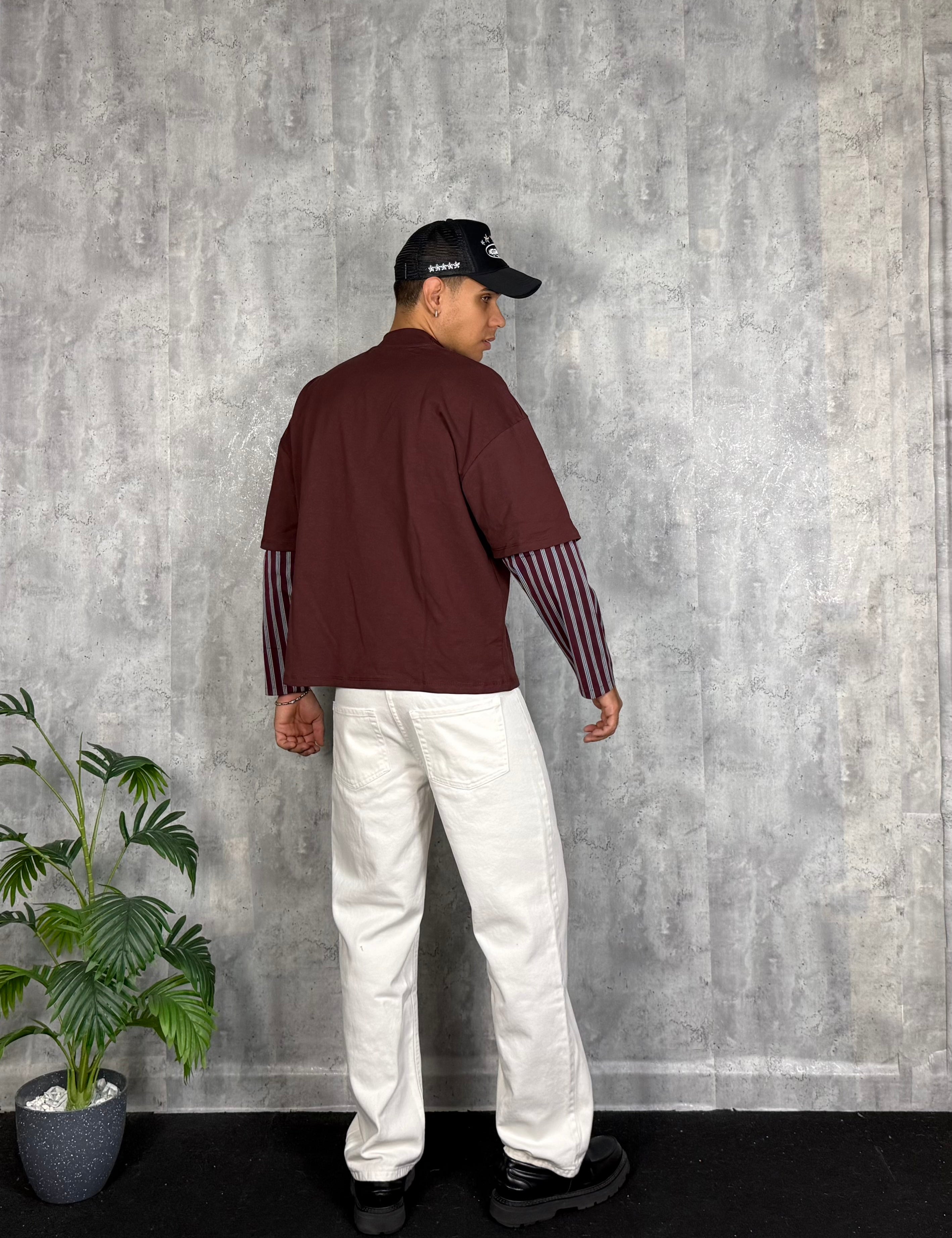 Longsleeve Deep Bordeaux