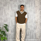 Gilet College Brown