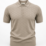 Polo Filo Geometric Beige