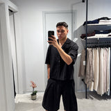 Coordinato Piences Crop Black