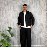 Camicia Gessata Black