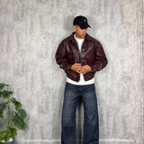 Jacket Leather Red