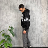 Hoodie Two Stars Black