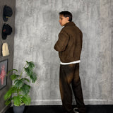 Montone Cropped Brown