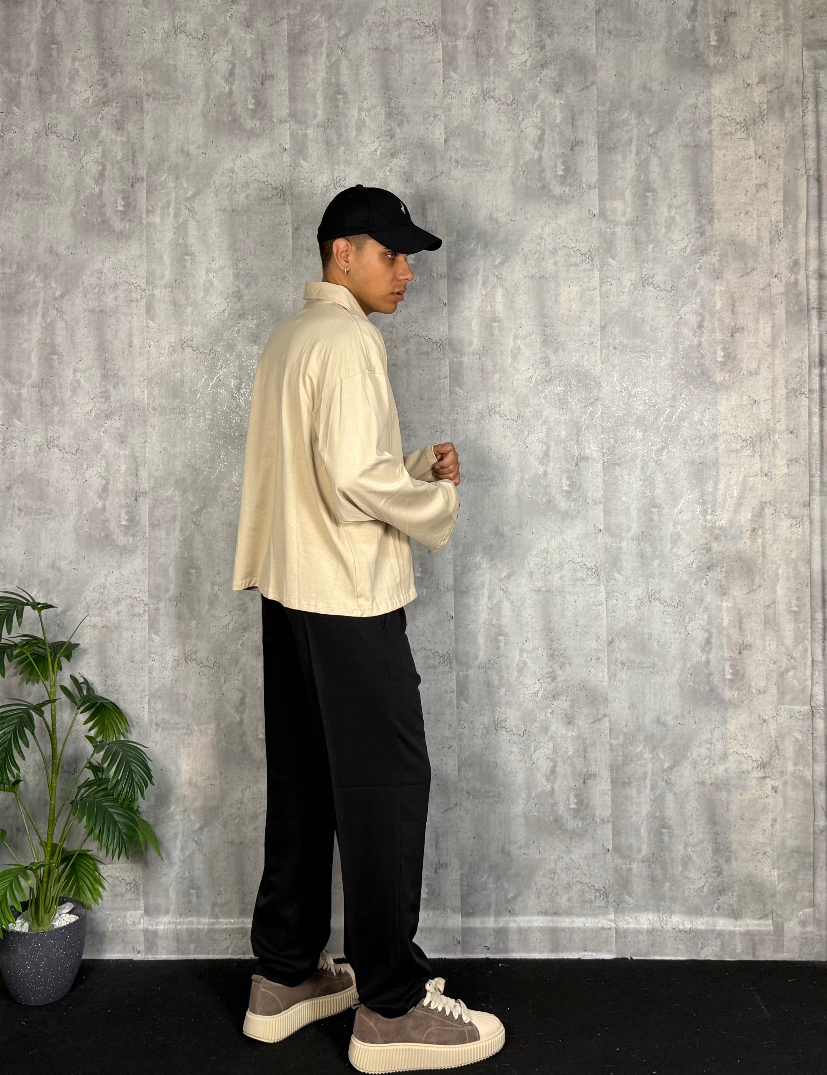 Pantalone Wide Fit Black