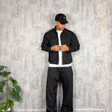 Coordinato Gessato Black