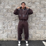 Tracksuite Slave Brown