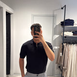 Polo Filo Zip Black