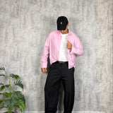 Camicia Crop Gessata Rose