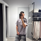 T-Shirt Varsity Football Grey