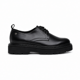 Mocassino Stringato Platform Black