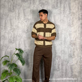 Cardigan Stripes Brown