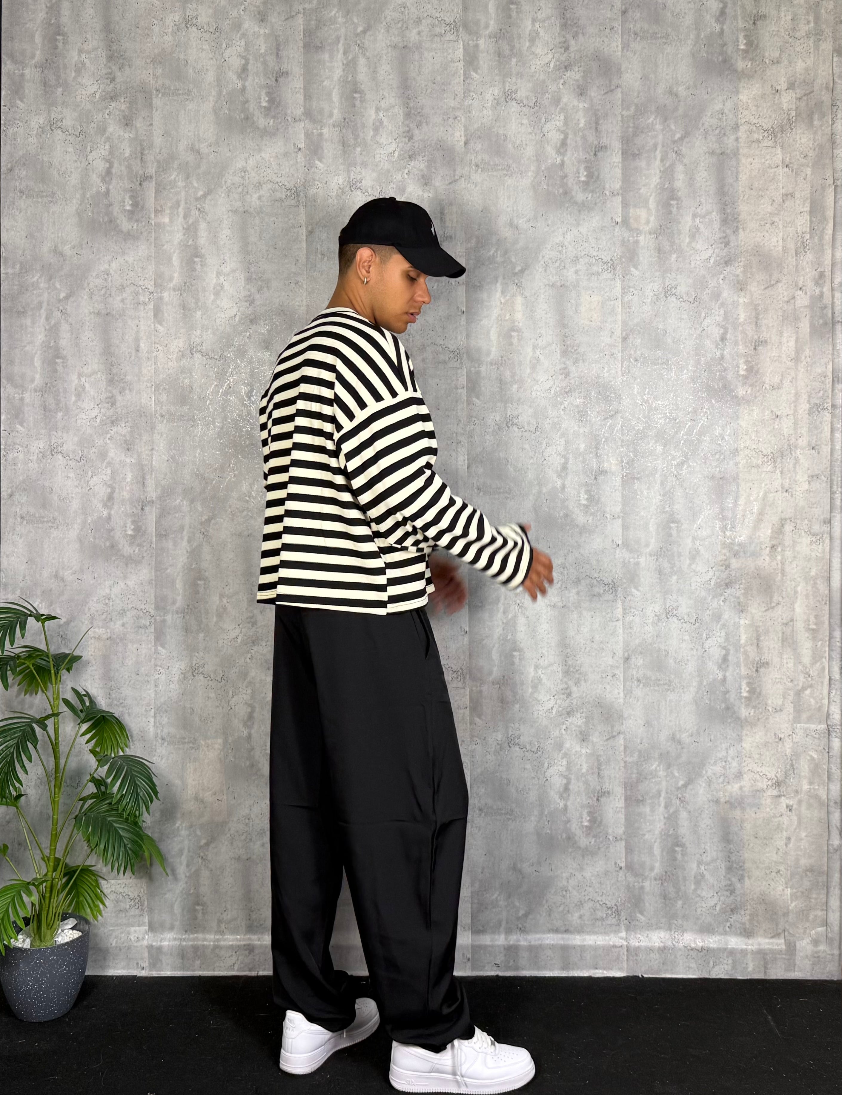 Pantalone Relaxed Fit Black