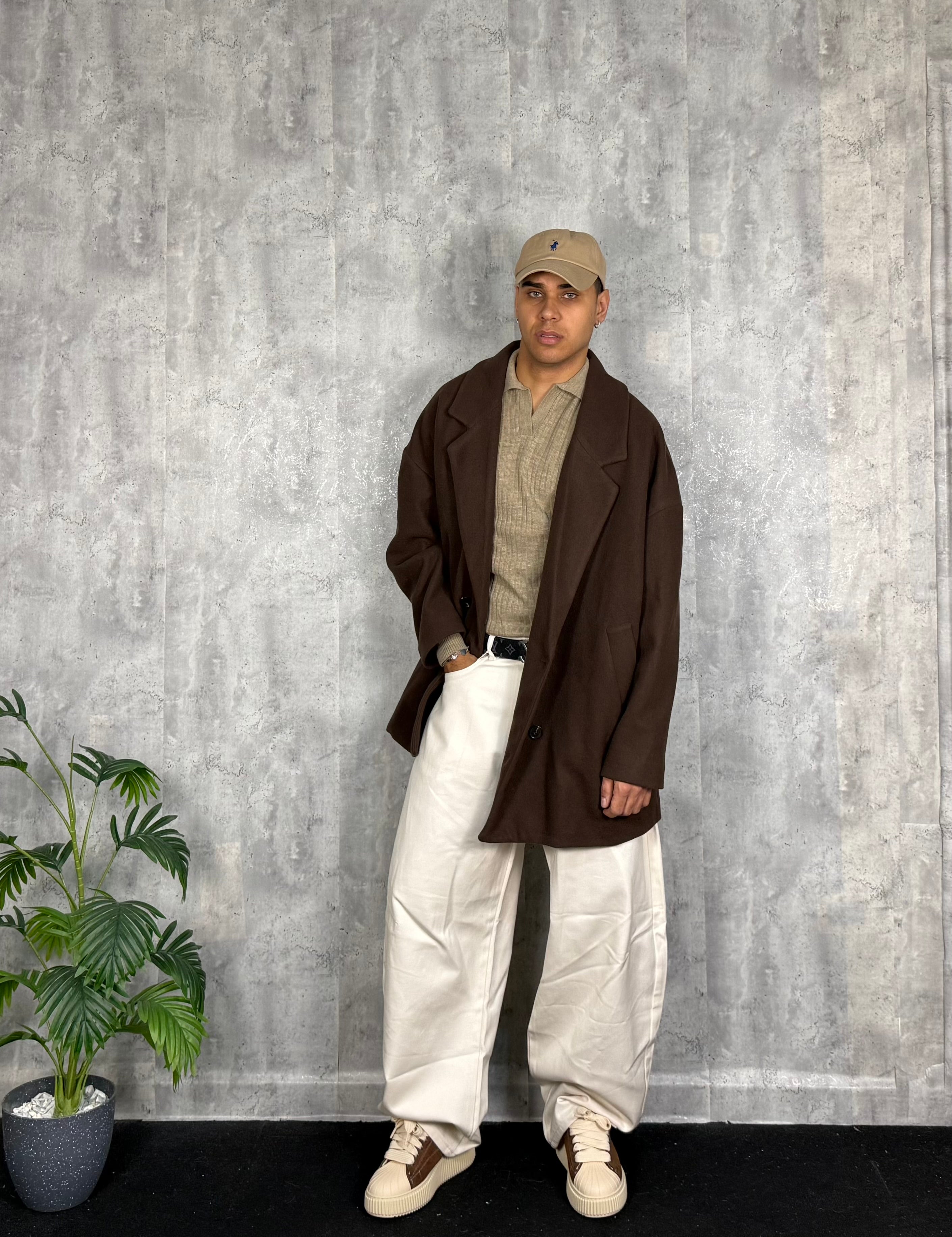 Cappotto Long Chester Brown