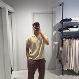 Polo Filo Smanicata Beige